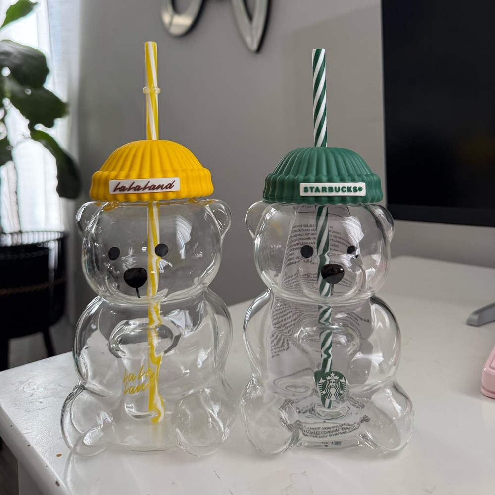 Bundle (La La Land & Starbucks Bear Cups 🐻 💛 💚